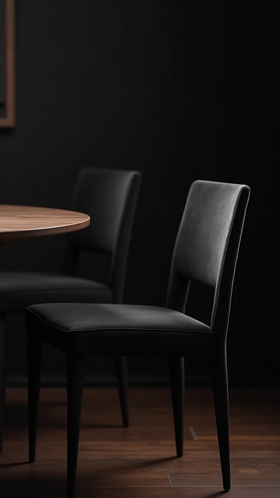 elegant minimalist dining chair