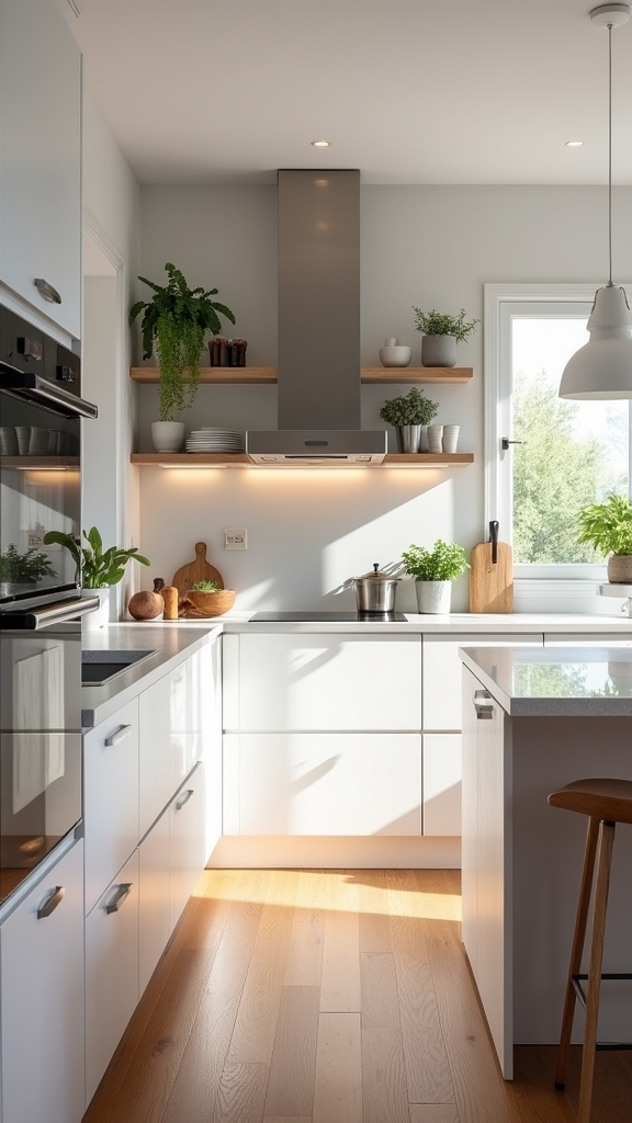 elegant minimalist kitchen design