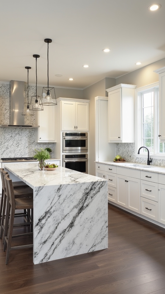 elegant open kitchen design