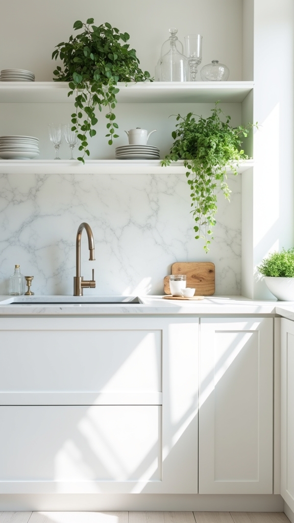 elegant open shelving solutions
