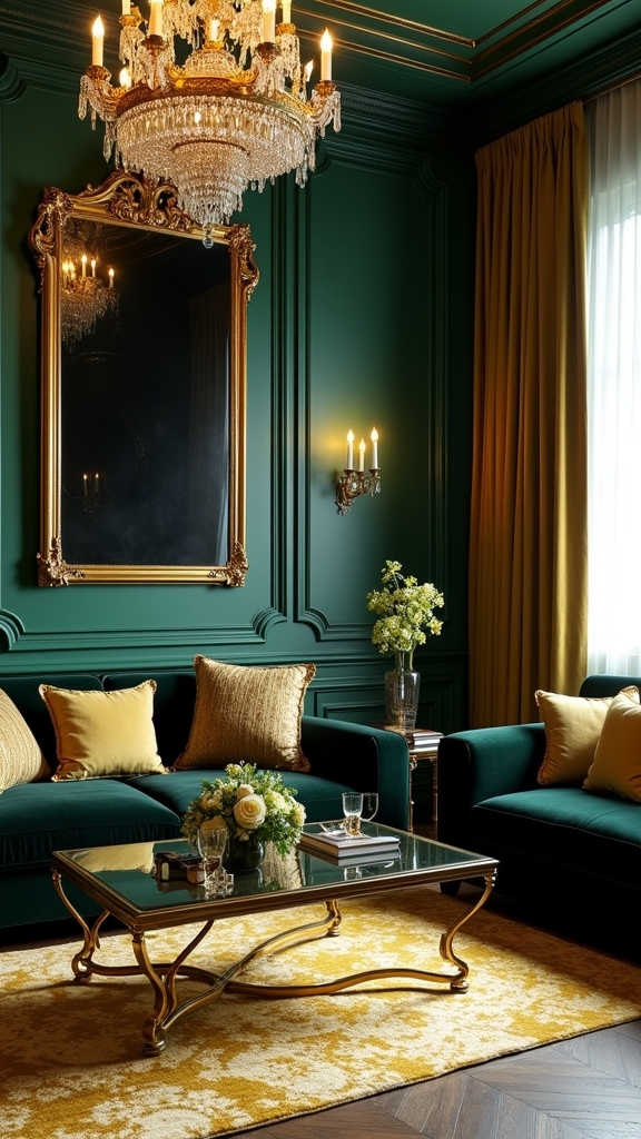 elegant sage green decor