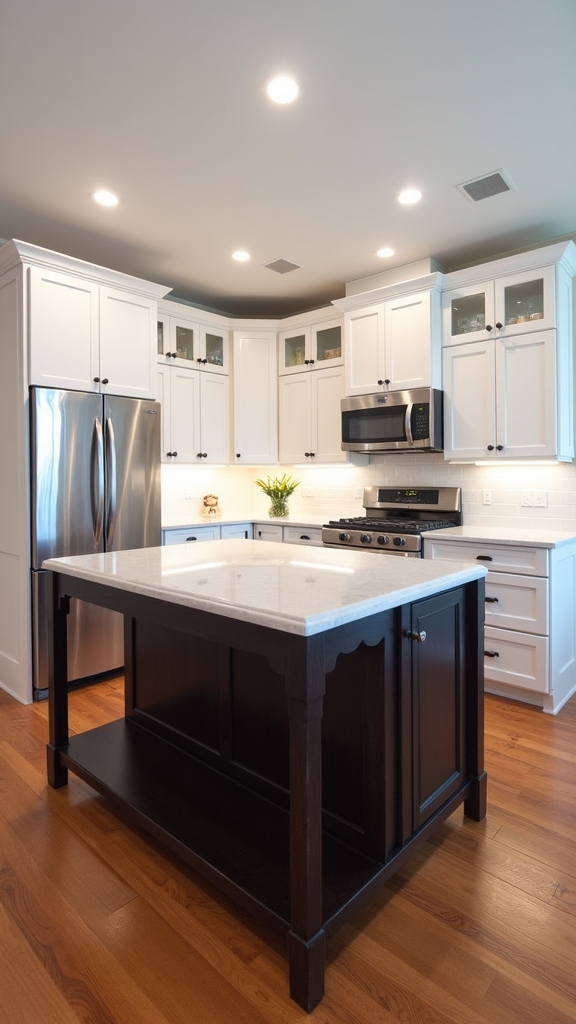 elegant u shaped kitchen design