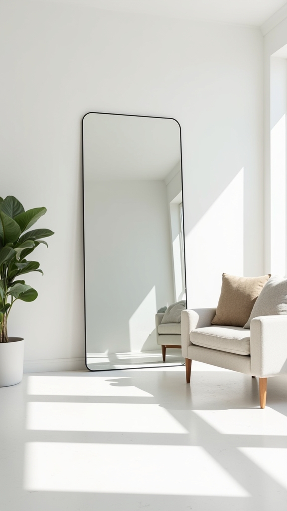 enhance space with mirrors