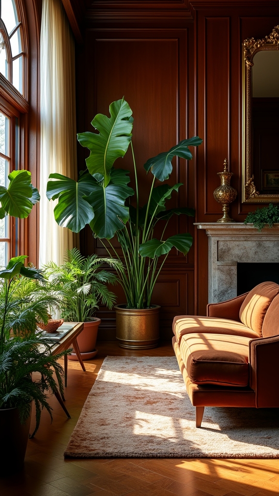 enhance with indoor greenery