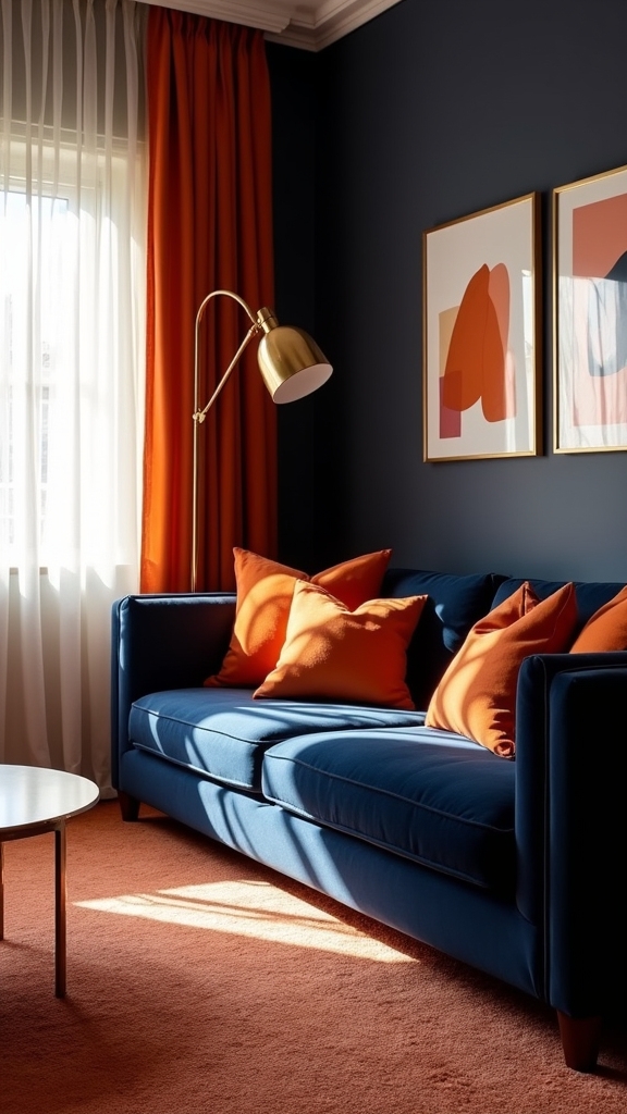 enhancing navy and orange