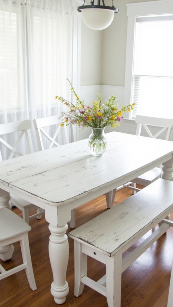 farmhouse dining with charm