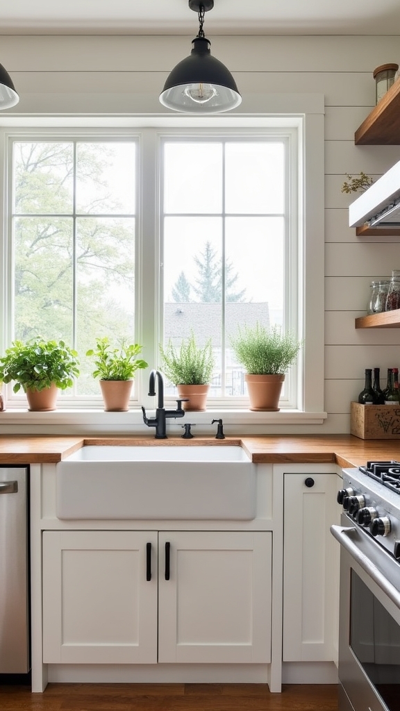 farmhouse elegance with warmth