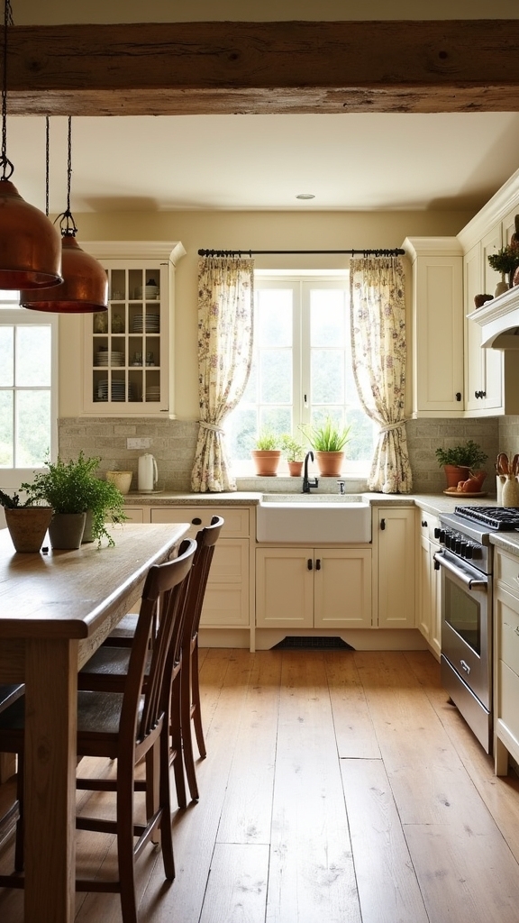 farmhouse inspired kitchen design