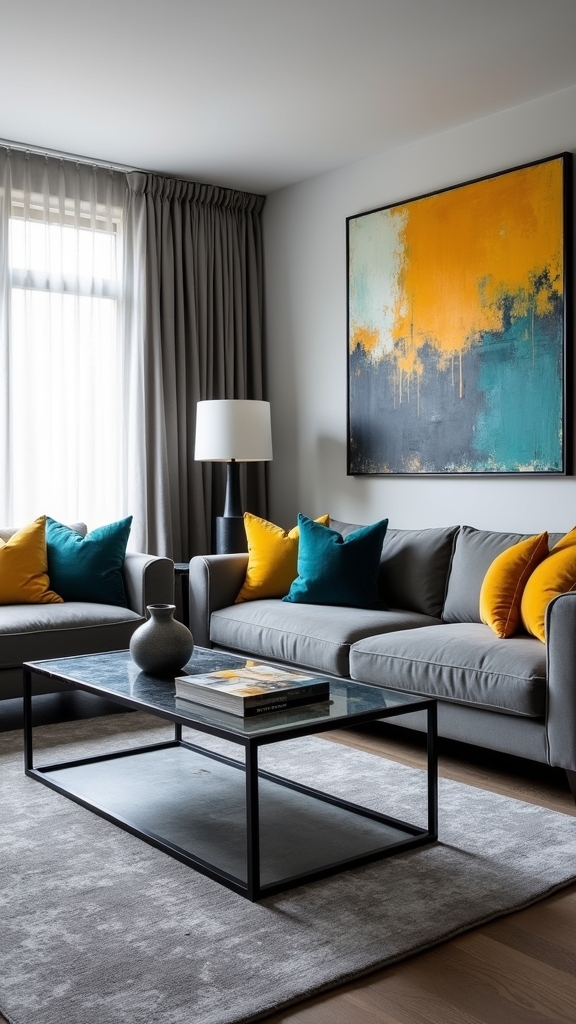 flexible grey soft furnishings