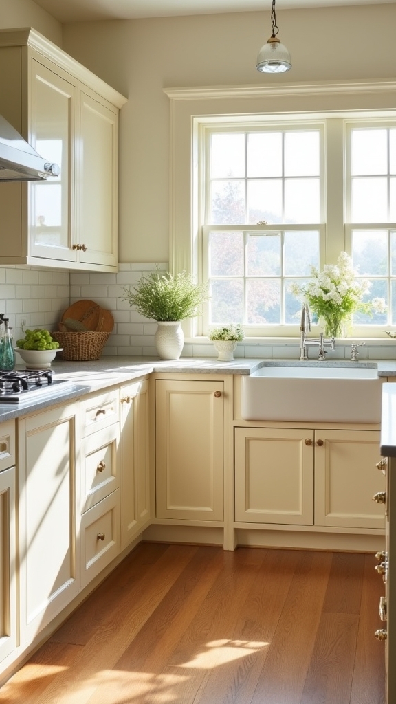 flooring options for cream kitchens