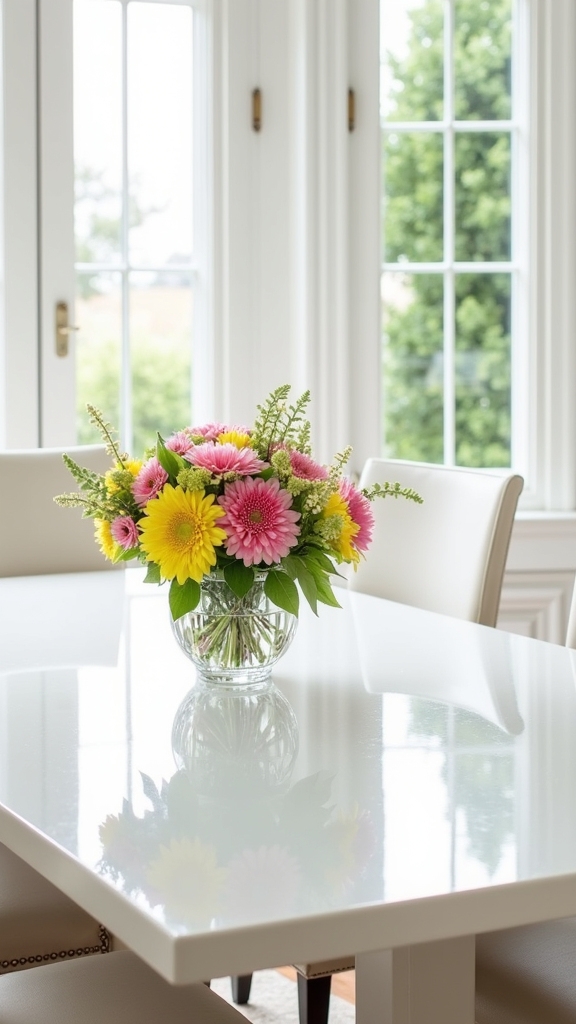 floral centerpieces enhance spaces