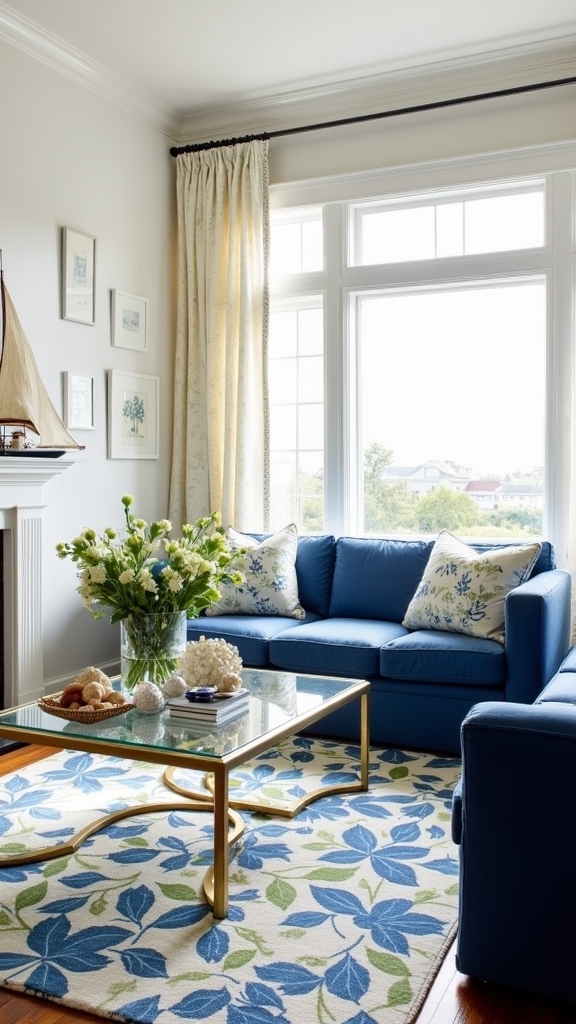 floral prints enhance interiors