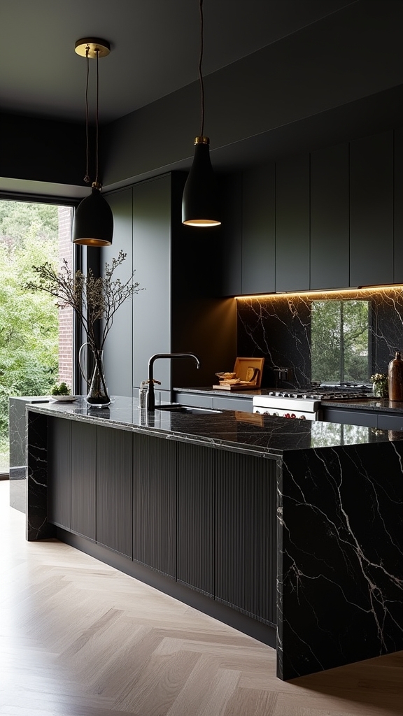 fluted glass enhances sophistication