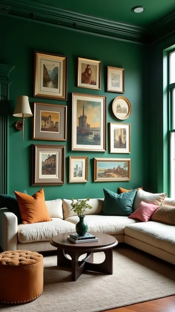 gallery wall with sophistication