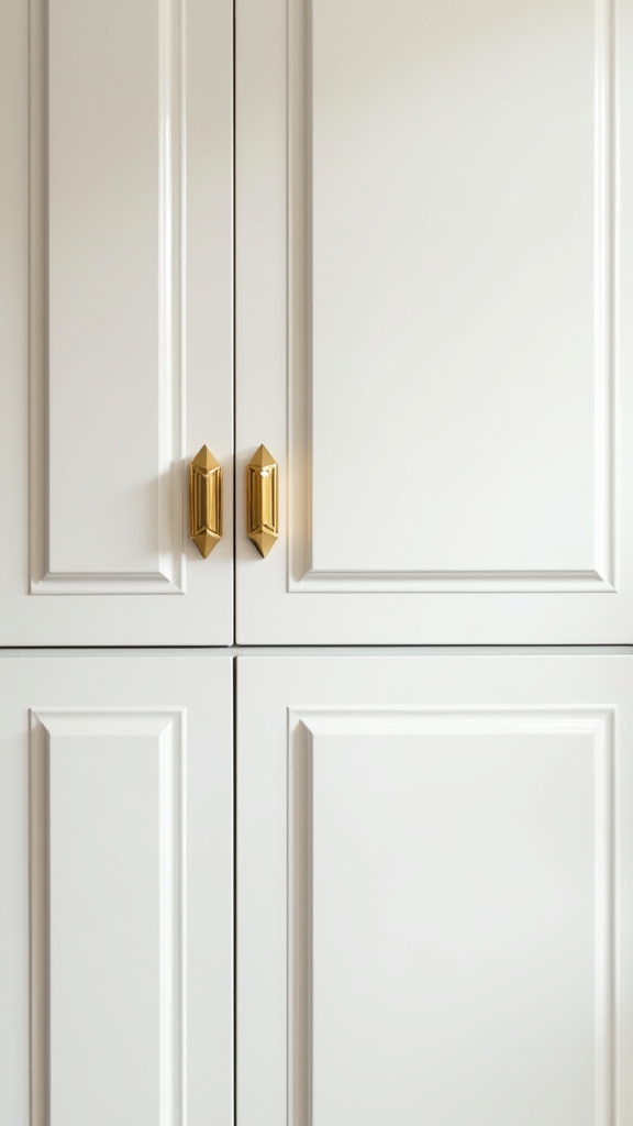 geometric gold hardware elegance