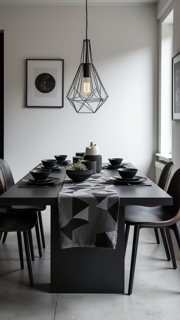 geometric patterns enhance decor