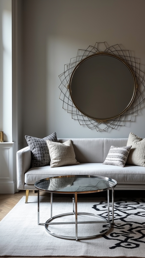 glamorous grey art deco decor