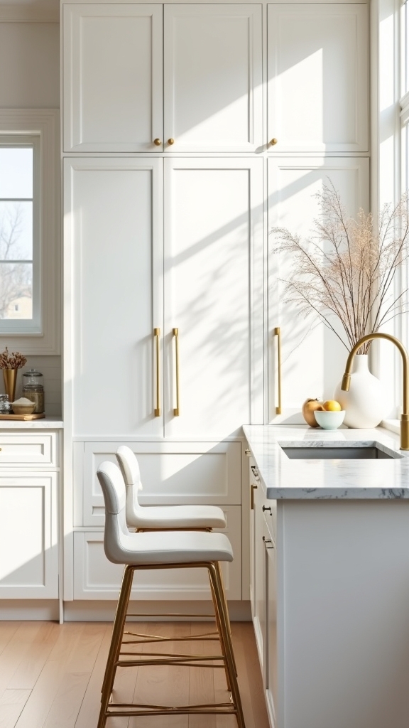 glamorous kitchen seating design