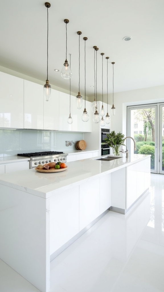 glass elements enhance modern kitchens