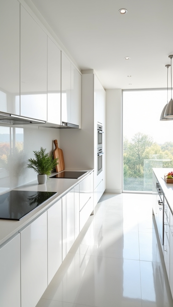 glossy surfaces enhance brightness