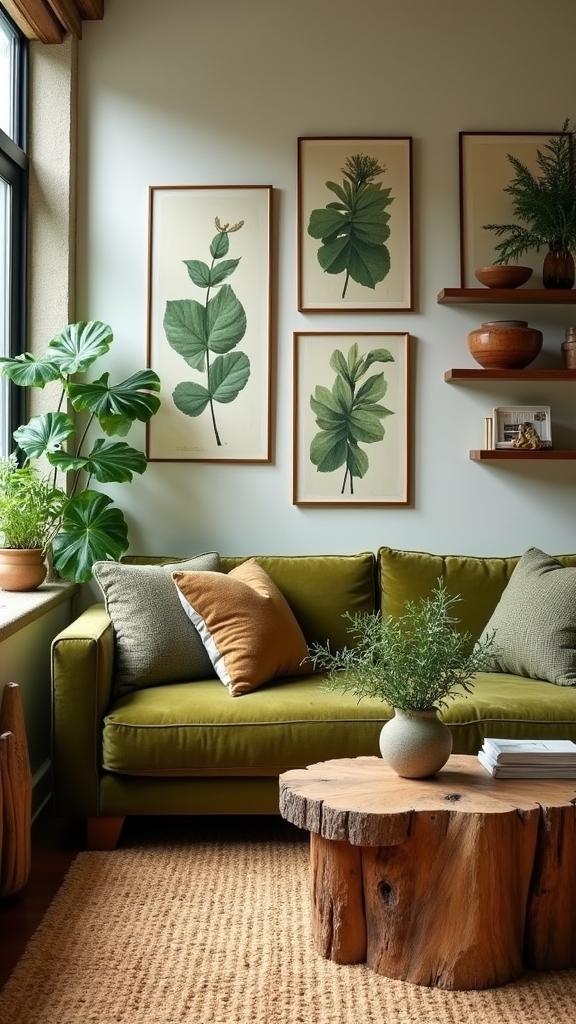 green and brown harmony
