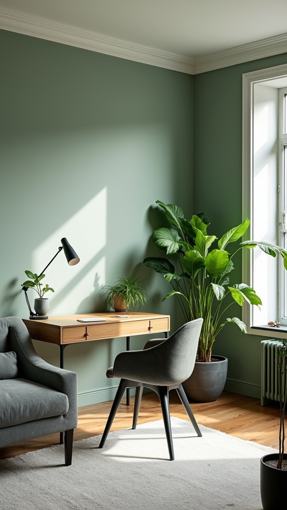 green tones enhance productivity