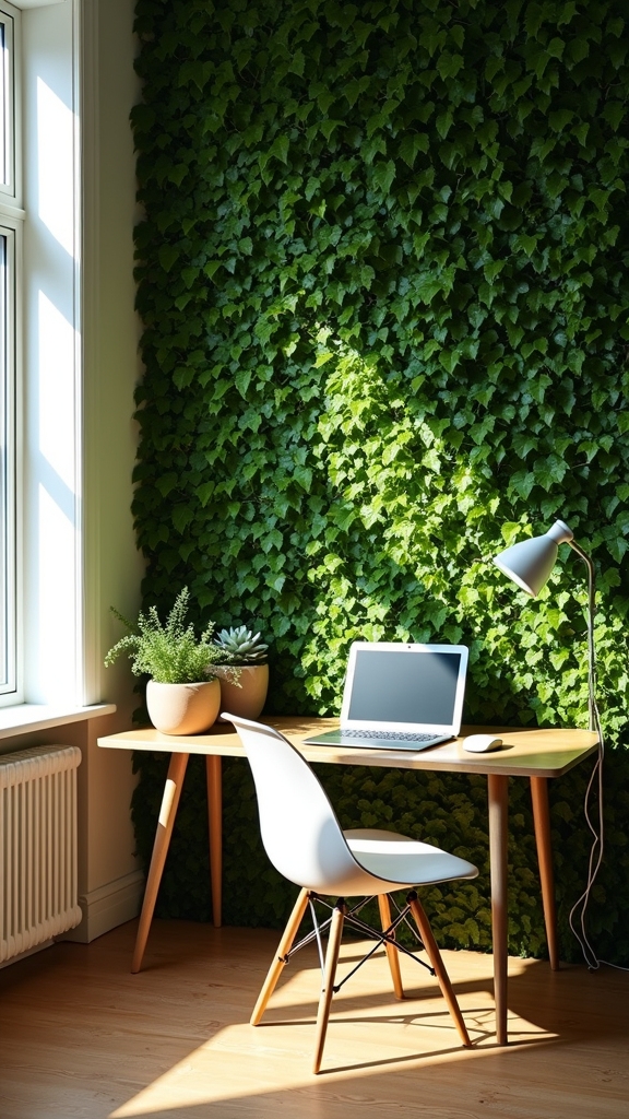 green walls enhance productivity
