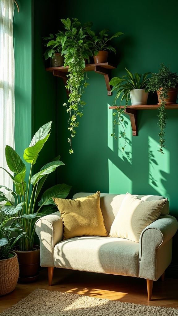 greenery enhances interior design
