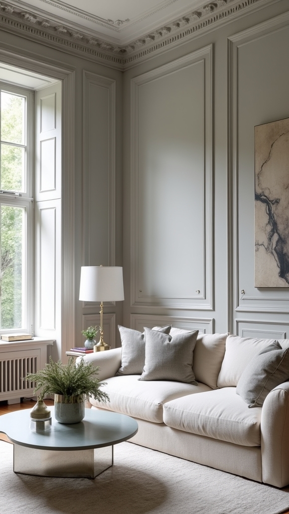 grey tones enhance architecture