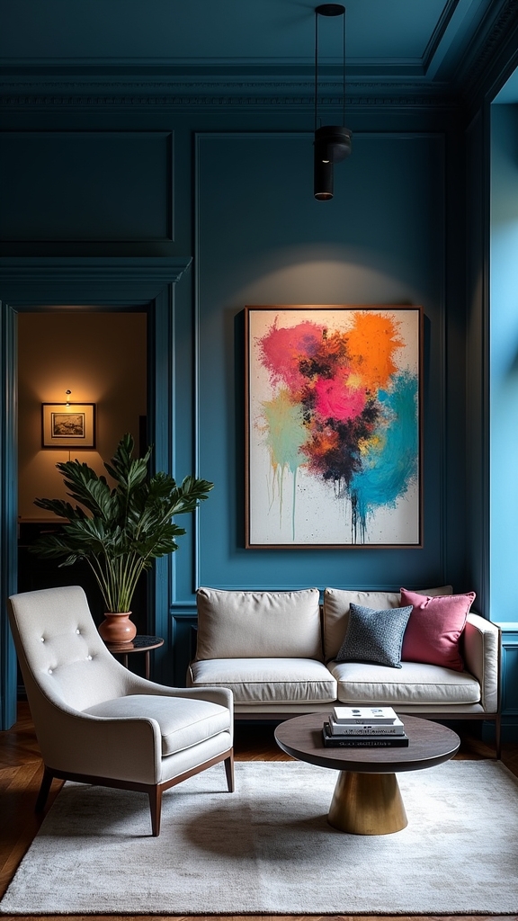 hague blue art backdrop