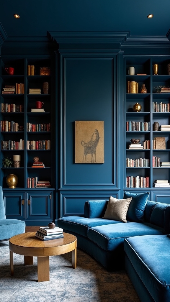 hague blue bookcase transformation