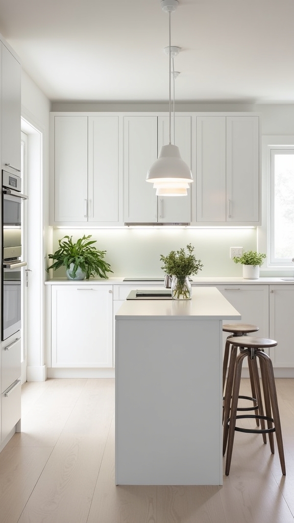 high gloss modern kitchen elegance