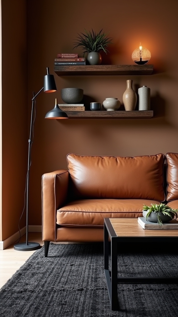 industrial warmth through contrast