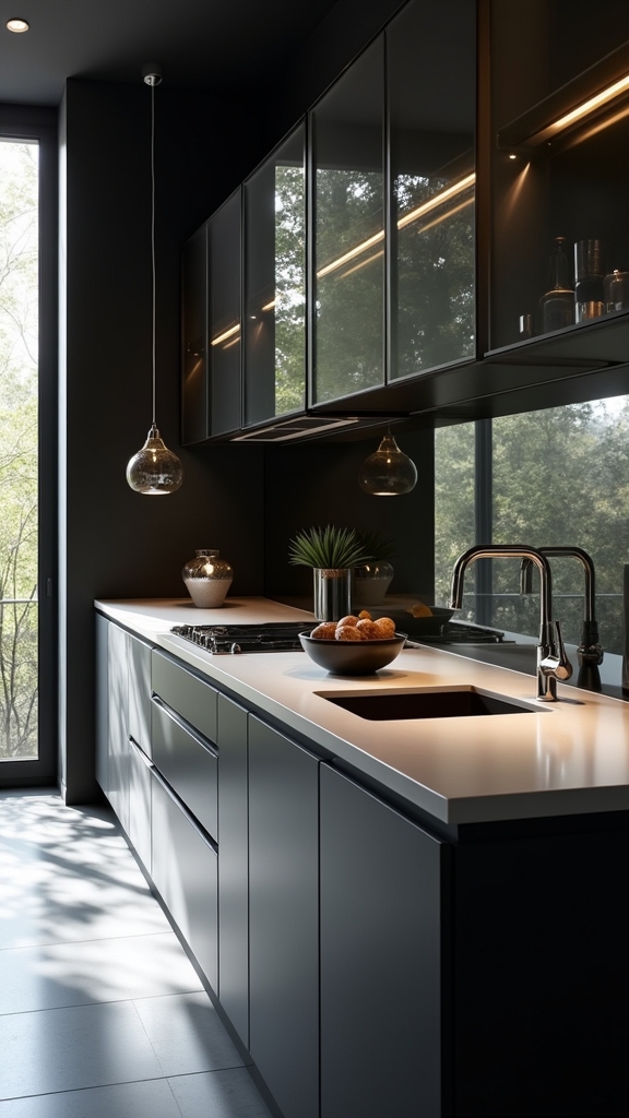 integrate glass for airiness