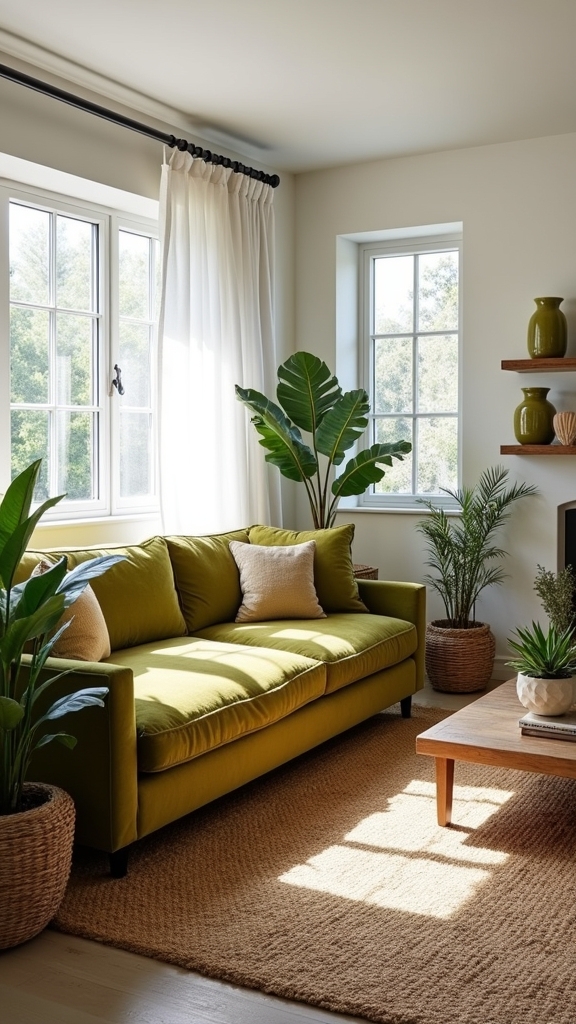invigorating olive green harmony