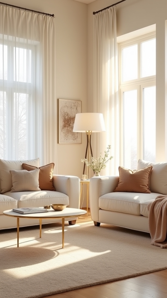 inviting cream living room