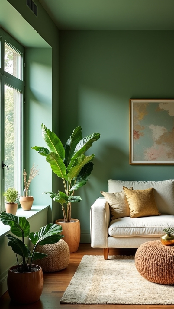 inviting medium tone greens