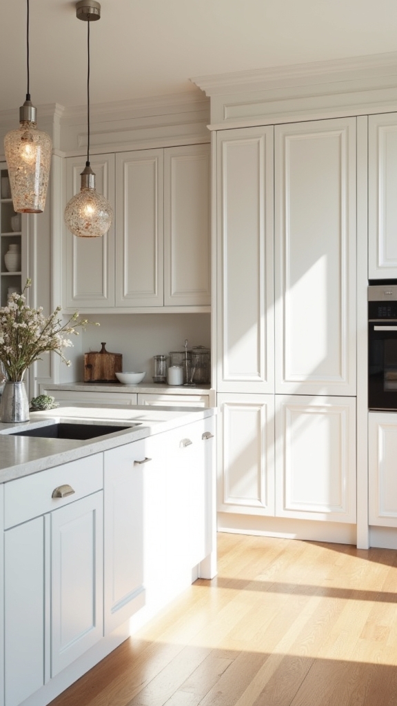 inviting textured kitchen atmosphere