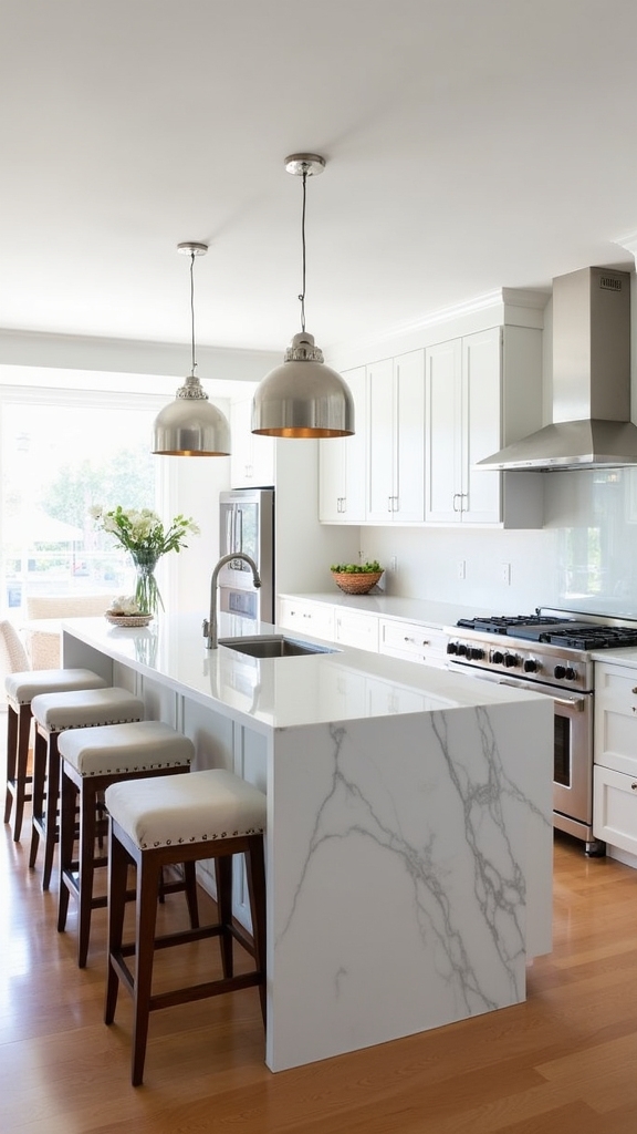 island and breakfast bar integration