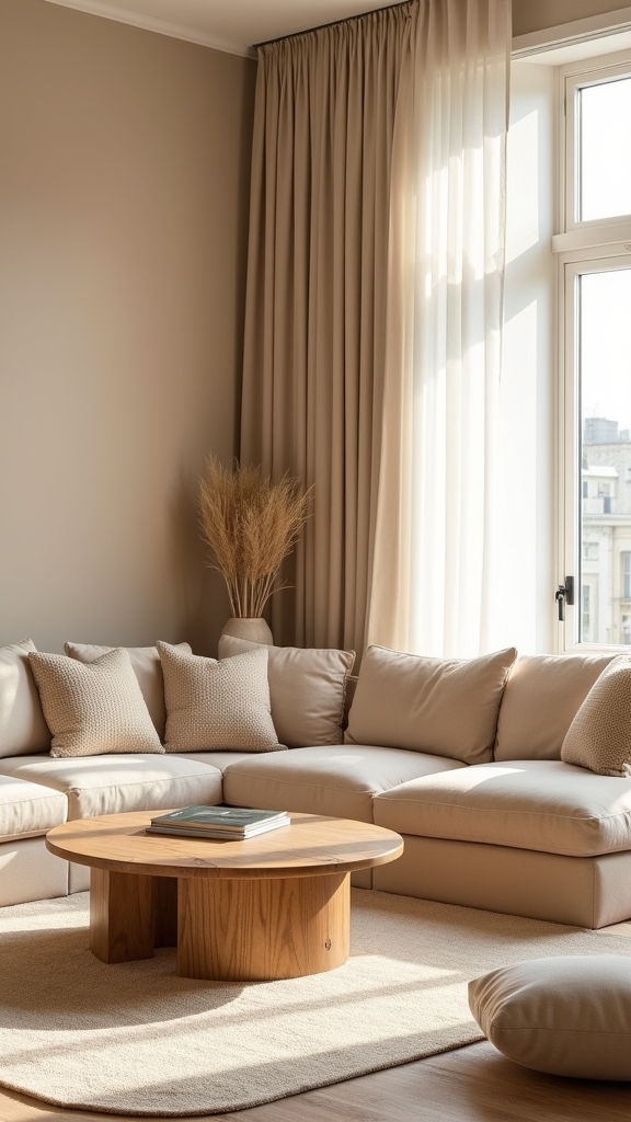 layered beige tones sophistication