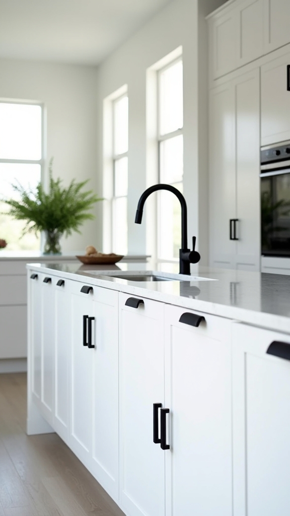 layered black hardware design