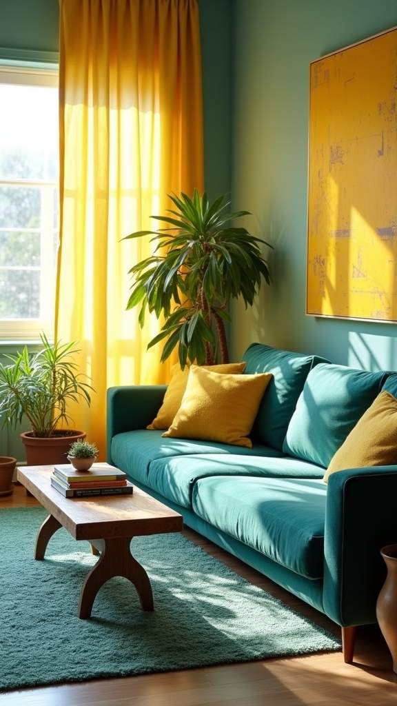 layered colors create tranquility