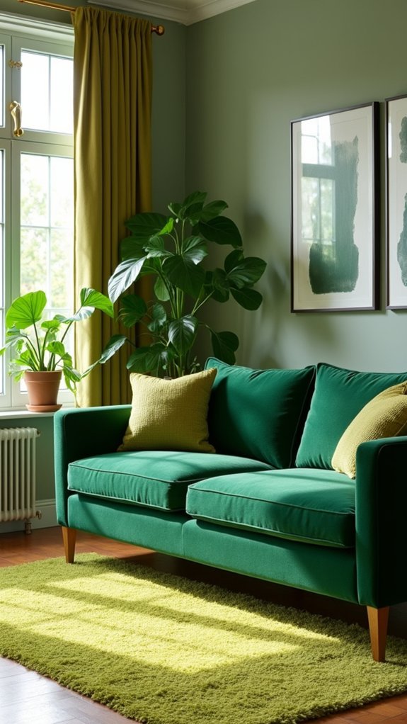 layered green design harmony