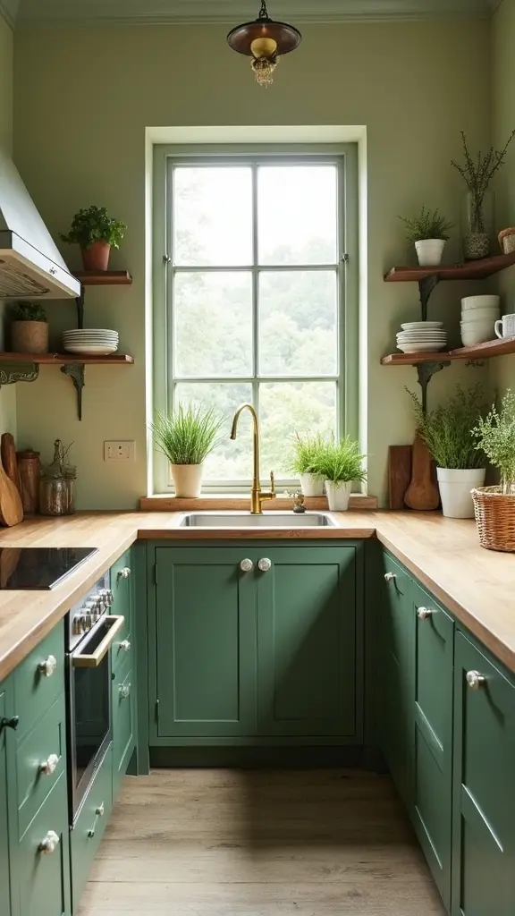 layered green hues comfort