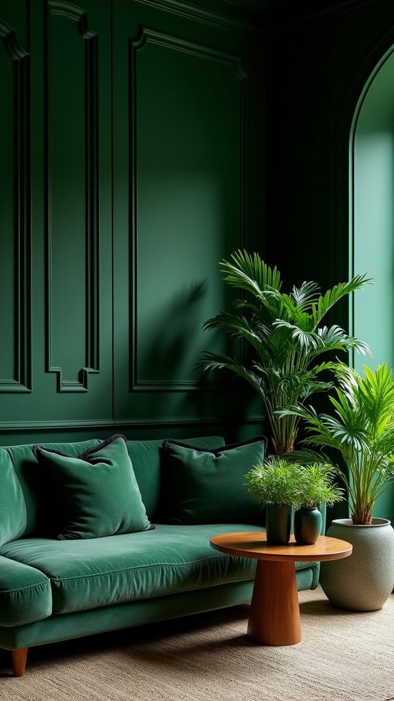 layered greenery for sophistication