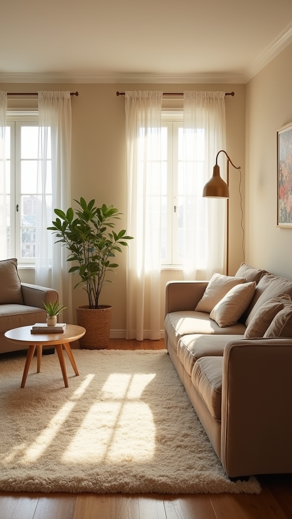 layered lighting for coziness