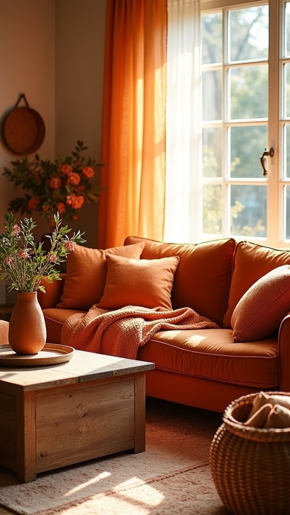 layered orange textures harmonize