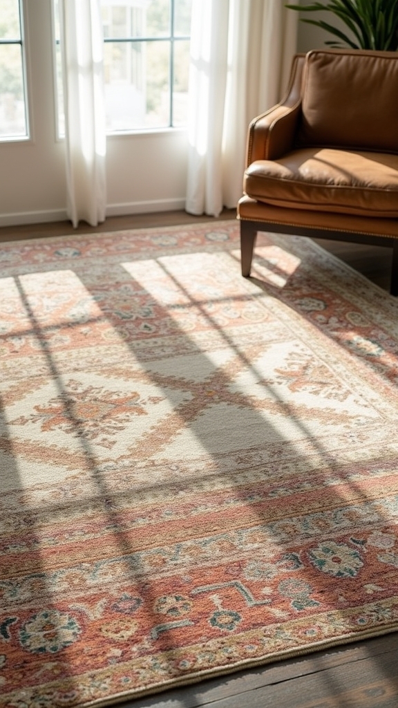 layered rugs enhance aesthetics