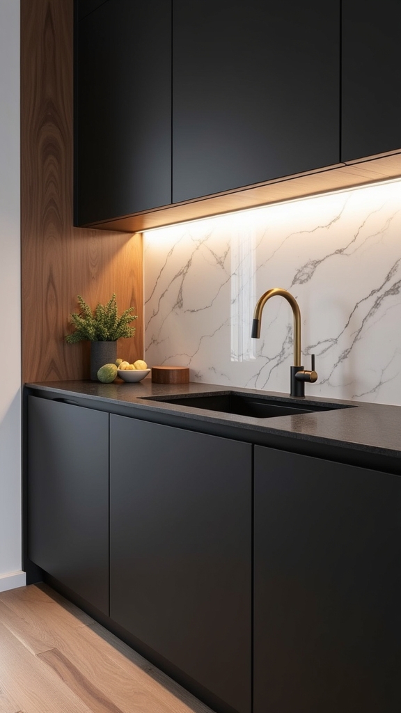 layered textures enhance kitchens