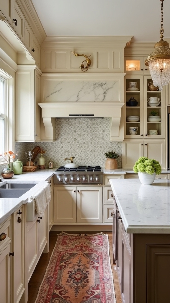 layered textures enhance kitchens